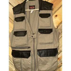 Botte Active Gear Tactical Vest Mens XL Hunting Cargo Pockets Utility Leather